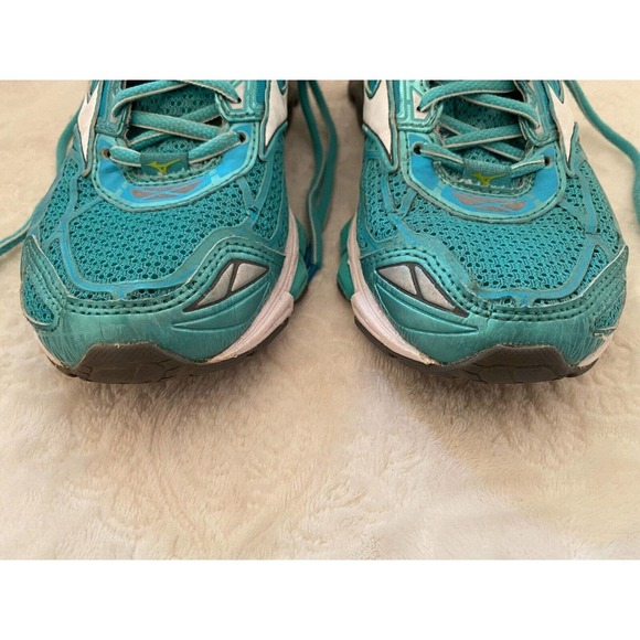 Womens Mizuno Running Shoes 7.5 Wave Creation 19 Teal - Picture 5 of 12